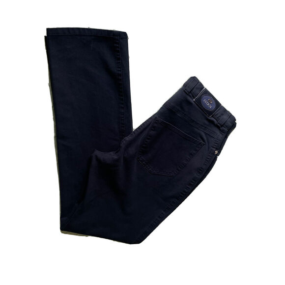 Escada 90s Highwaist Black Cotton Mom Jeans M - Picture 4 of 11